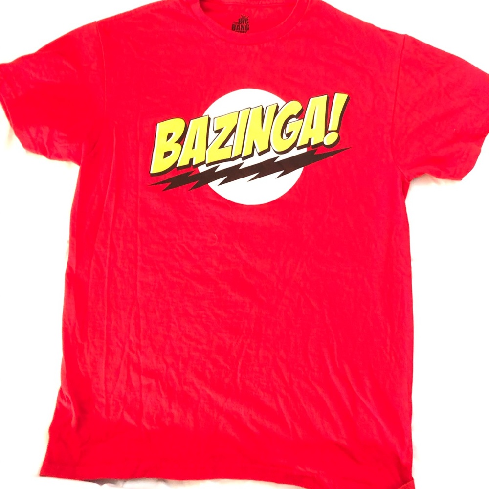 Big bang theory Bazinga T-shirt . Sheldon saying.